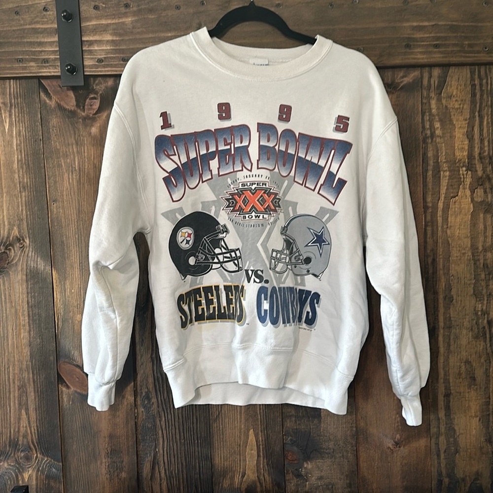 1995 Super Bowl sweater